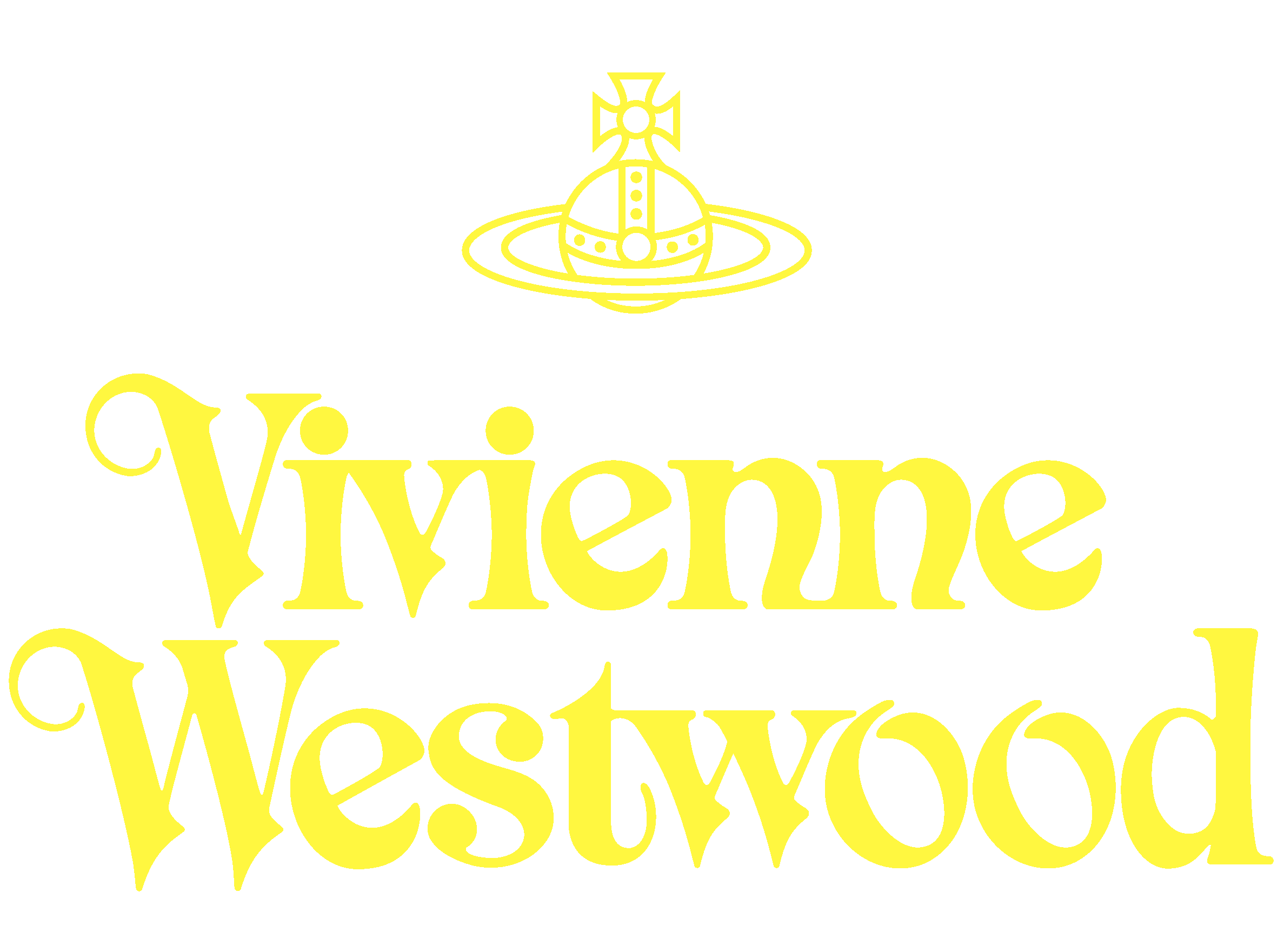 Yellow Vivienne Westwood Logo